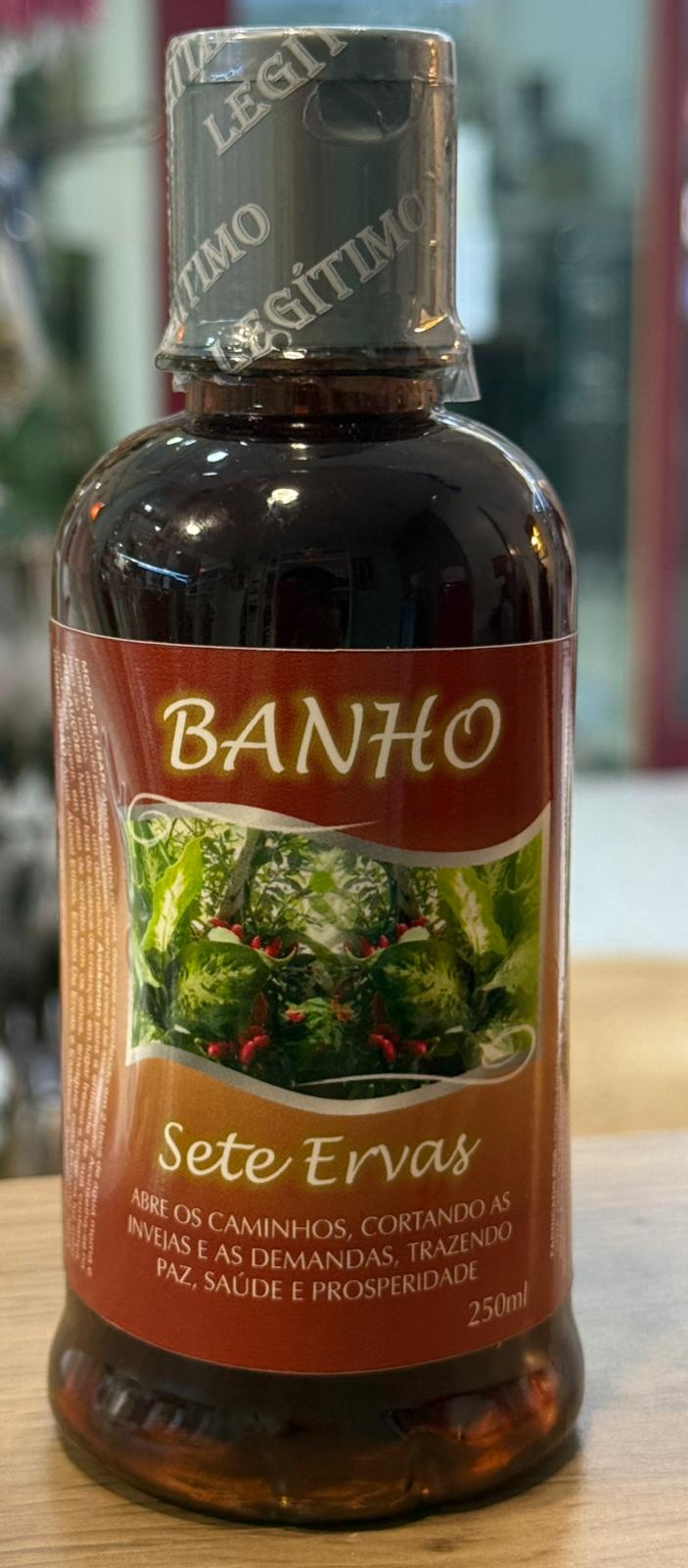 Banho Liquido 250mL - 7 Ervas 