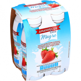 Amanhecer Iogurte Magro Aroma Morango 4x165ml