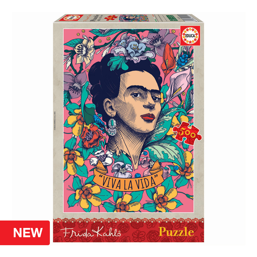 PUZZLE 500 VIVA LA VIDA FRIDA KAHLO