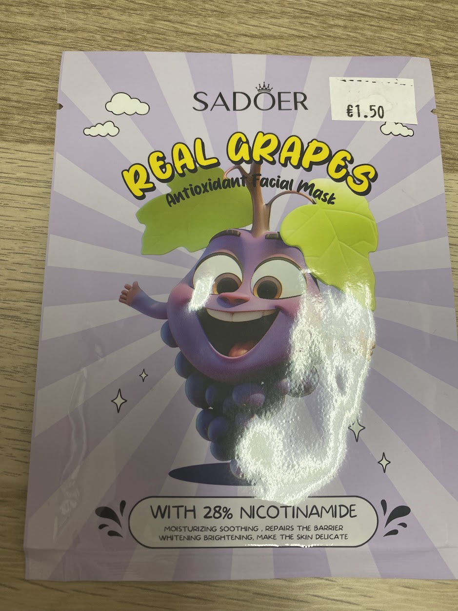 Máscara Facial Grapes