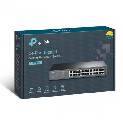 SWITCH 24 TP-LINK 10/100/1000 DESKTOP/RACKMOUNT