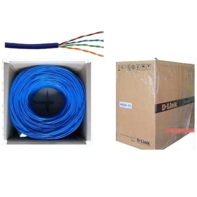 CABO REDE 305M UTP CAT5E DLINK AZUL