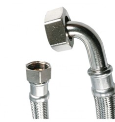 Ligação M/Aço Inox FF Curva 1/2x3/4x13 Ref. 40cm