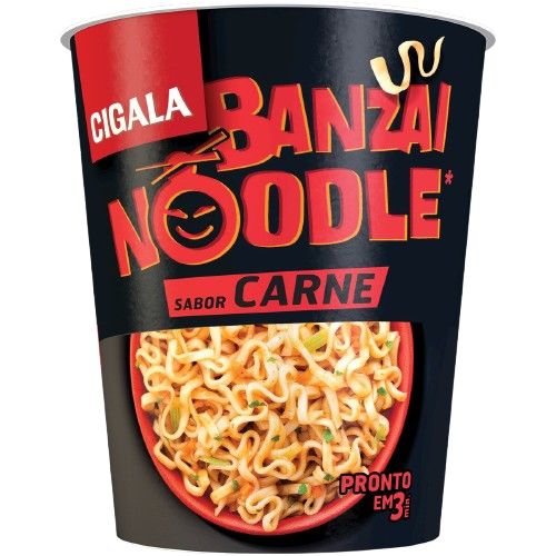 NOODLES CARNE BANZAI CIGALA 67G