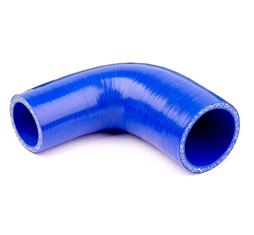 TUBO CURVO 90º SILICONE C/REDUÇÃO 35-28MM