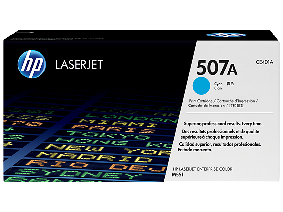 TONER HP CE401A * M551 CYAN (6,000 PAGES) 507A