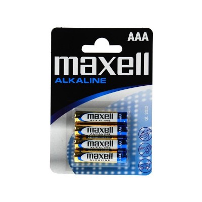 PILHA AAA LR3 CX/4+2 MAXELL ALKALINA