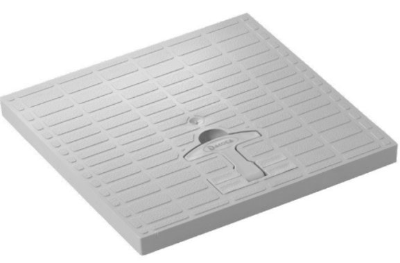 TAMPA C/ MANIPULO+ARO 30X30 DK