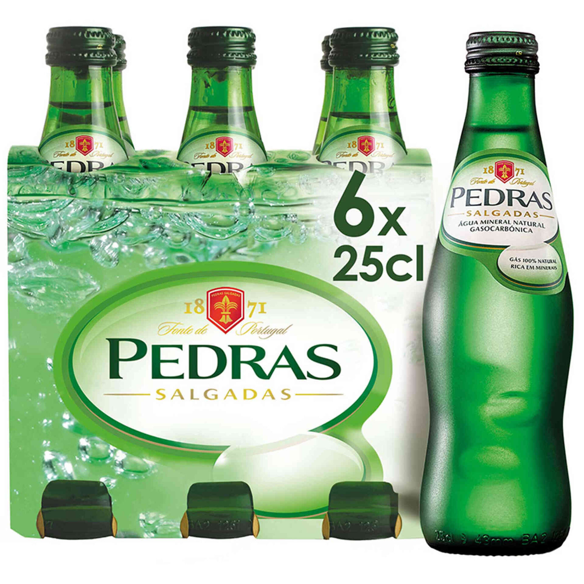 AGUA COM GÁS PEDRAS SALGADAS 6X250ML