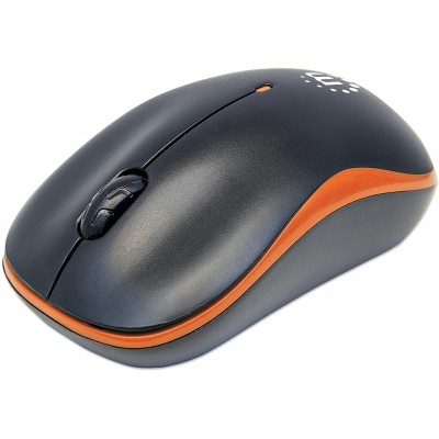 MOUSE MANHATTAN WIFI SUCESS PRETO/LARANJA