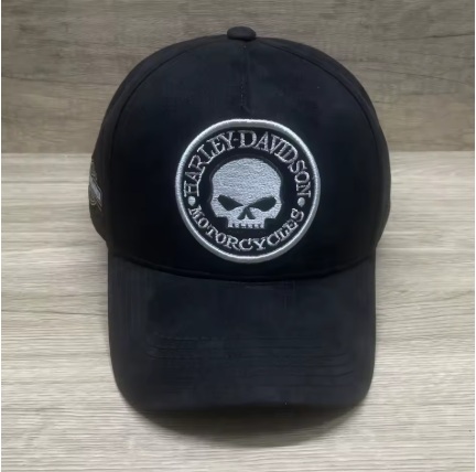 BONÉ HD BORDADO PRETO SKULL