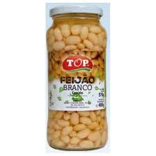 FEIJAO BRANCO TOP FRASCO 570GR