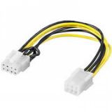 CABO ALIMENTACAO PCIE 6 PINOS FEMEA 8 PINOS MACHO  