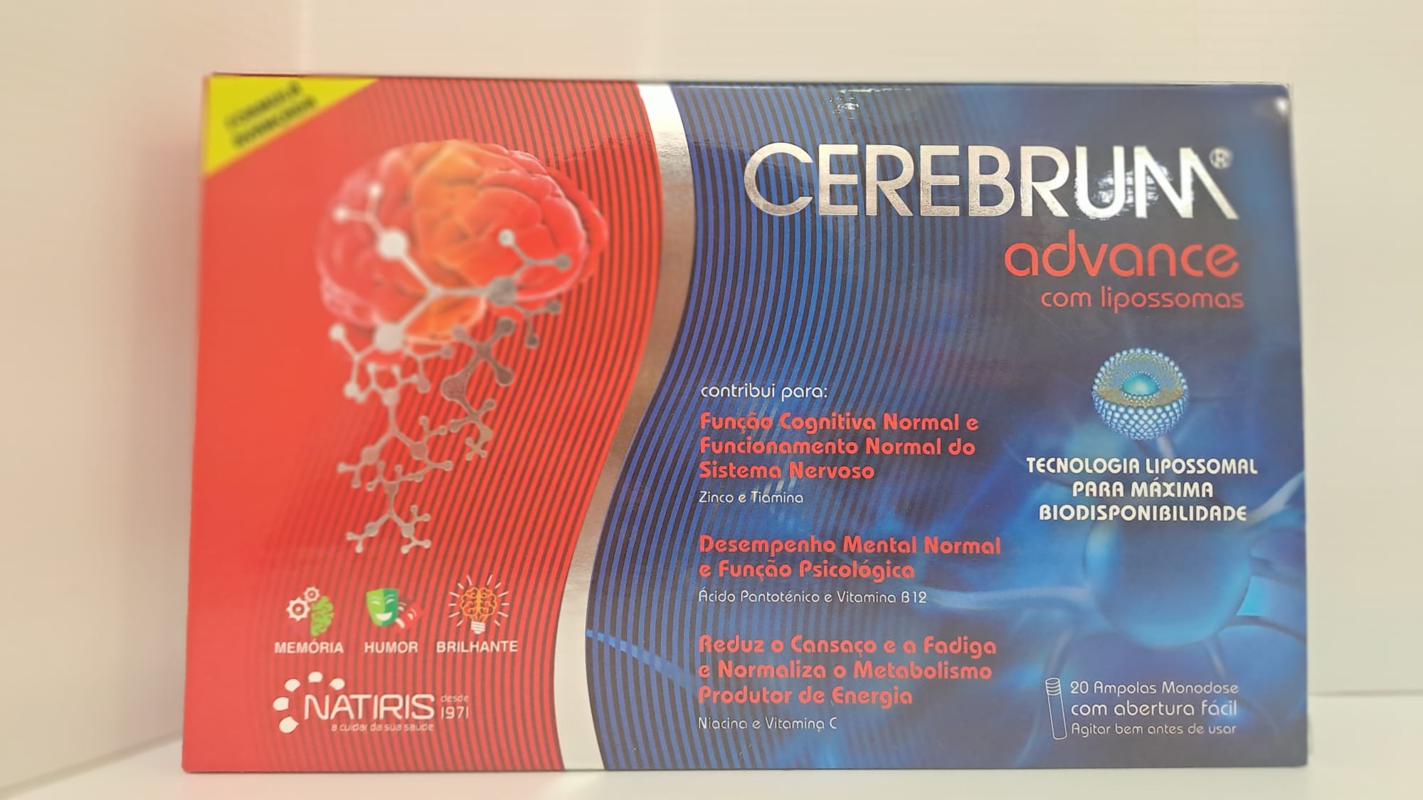 CEREBRUM ADVANCE com lipossomas (20 ampolas)