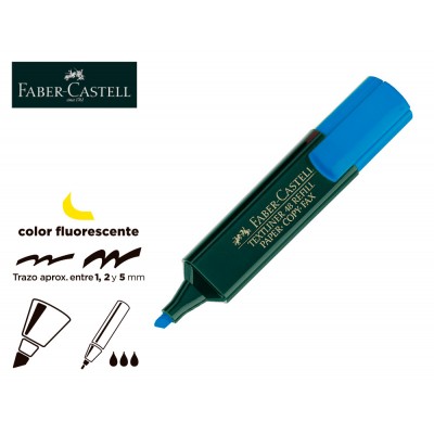 MARC. TEXTLINER FABER 48 AZUL