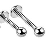Piercing labret liso 1.2X12 mm 