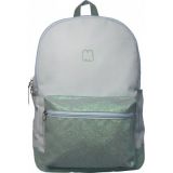 MOCHILA MARSHMALLOW HALF GLITTER BLUE + PORTA LAPIS