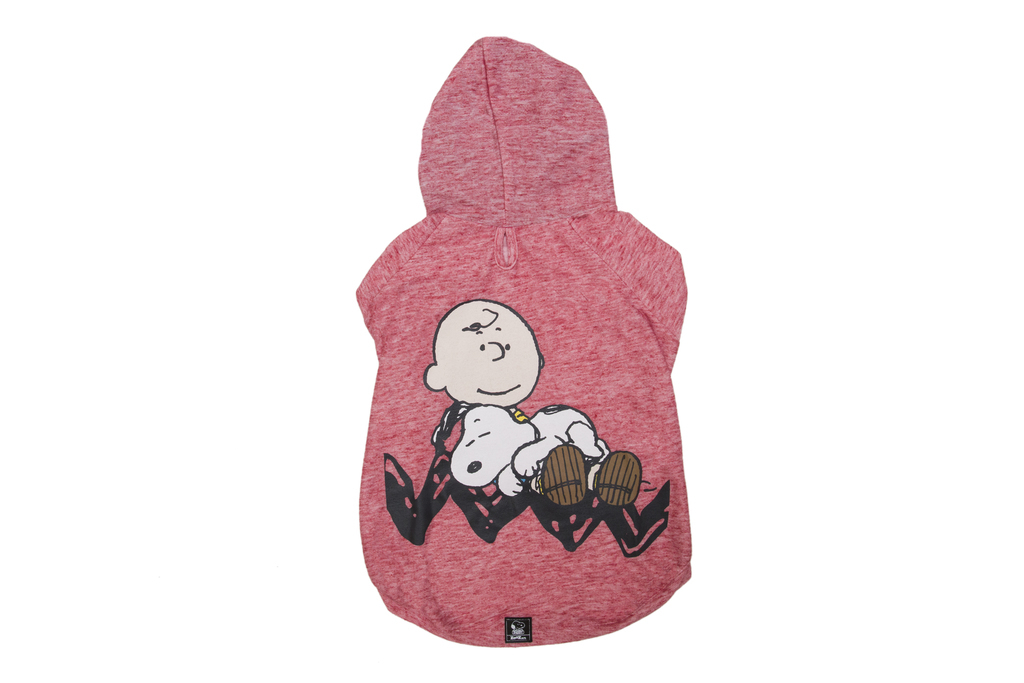 Hoodie Sweatshirt Charlie Brown Sleep Vermelho - XL