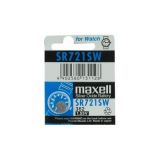 PILHA RELOGIO MAXELL SILVER OXIDE SR721SW 1UN 1.55V (1/5)
