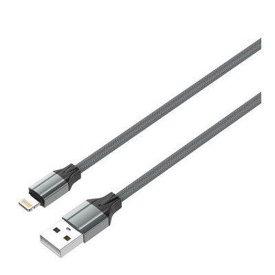 CABO LDNIO USB PARA LIGHTING 1M CINZENTO