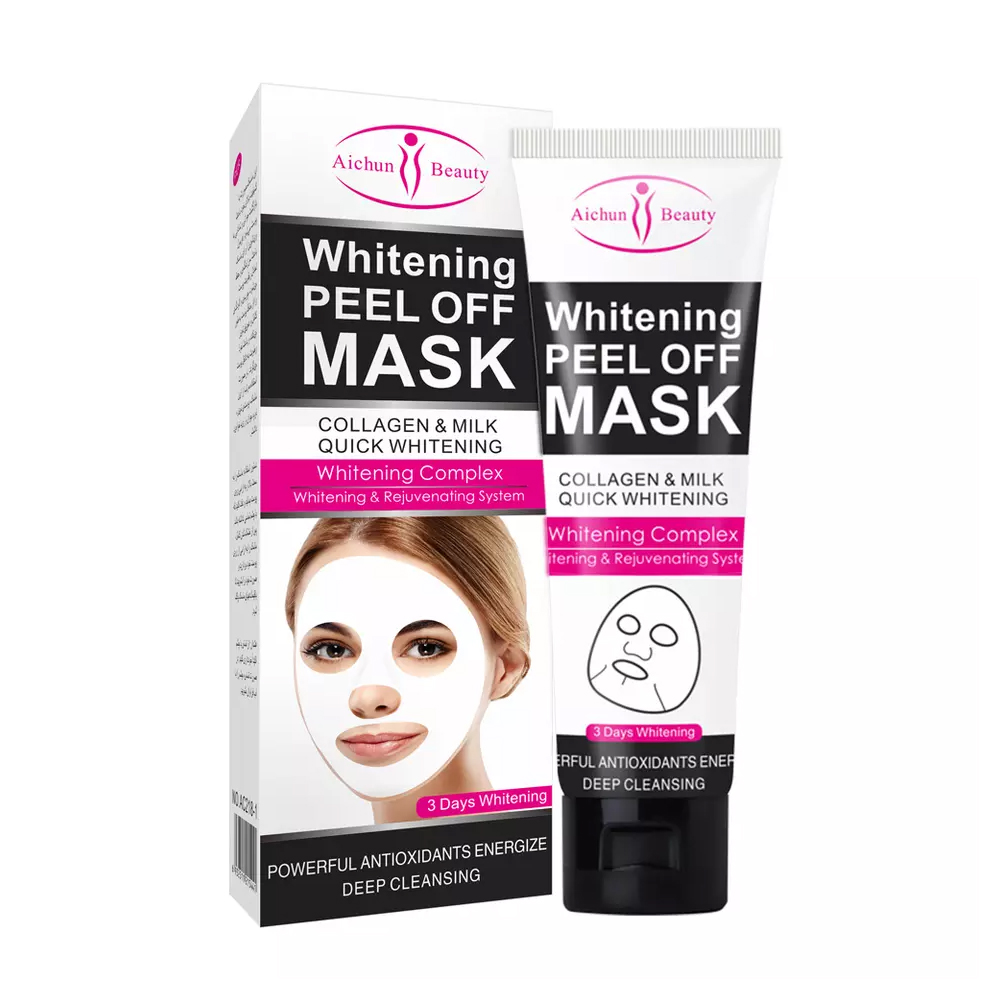 AICHUN BEAUTY MÁSCARA FACIAL PEEL OFF DE COLÁGENO E LEITE – 120G