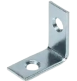 Canto metalico 2 furos L 