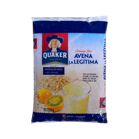 AVENA QUAKER SACO 250GR