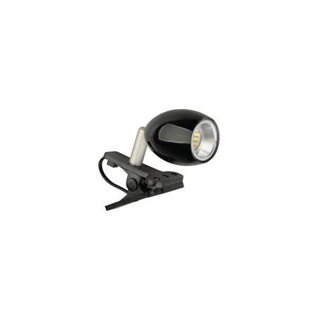 Spot led SMD 3000K 1,5W c/garra preto