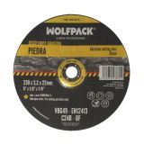 DISCO CORTE ABRASIVO PEDRA 230X3.2X22MM