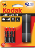 Kodak 9-LED flashlight blue + 3 AAA EHD