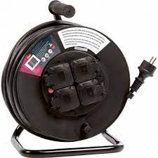 Extensão 3x1,5x25mt C/Enrolador EDM