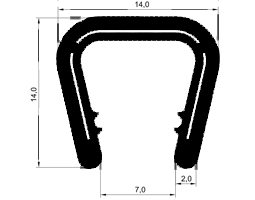 GUARDA VENTO SIMPLES 14X14X10MM (7052)