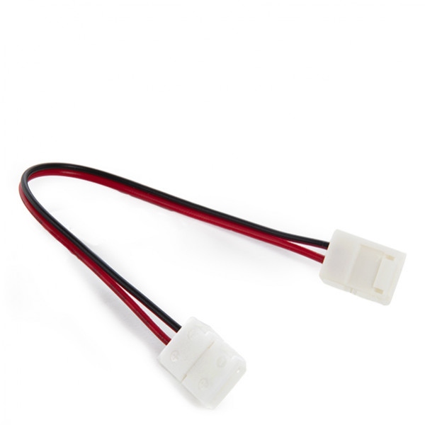 Conector para fita led c/fio 12/24VDC 2 vias