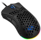 Rato Óptico 1Life gm:splinter RGB 6400DPI Preto