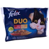 FELIX GELATINA DUO CARNE 4X85G