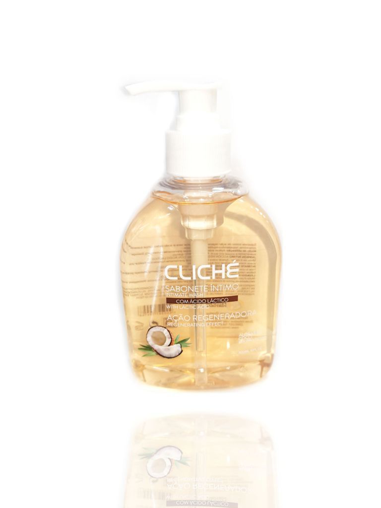 Sabonete Íntimo Ação Regeneradora Cliché Aloe Vera e Coco 300ml