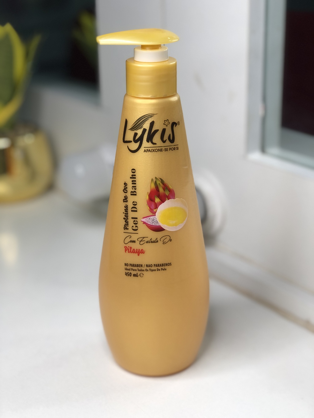 Lykis Gel de Banho Proteína de Ovo e Pitaya