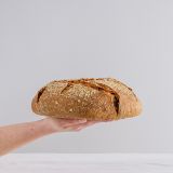 Pão de mistura trigo centeio e malte Gleba