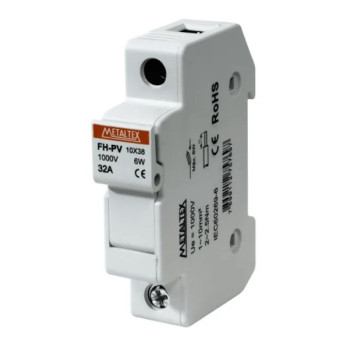 SUPORTE PARA FUSIVEL 10X38MM 1000VDC