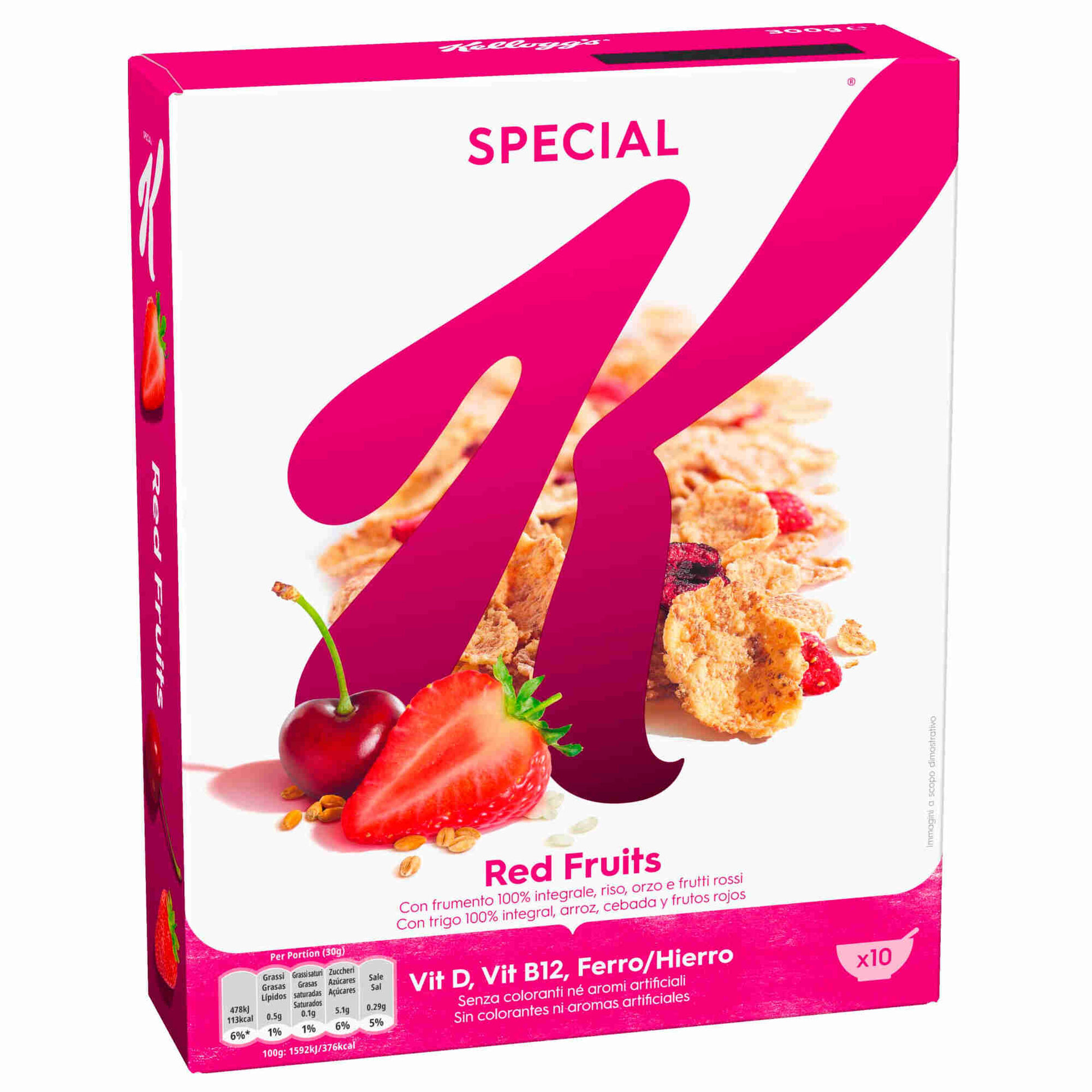 CEREAIS FRUTOS VERMELHOS SPECIAL K 300G