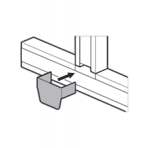 LEG DERIVACAO PLANA PARA CALHA 85X50MM