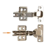 Dobradiça recta com amortecedor UN