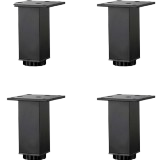 Pé para armário preto 6cm