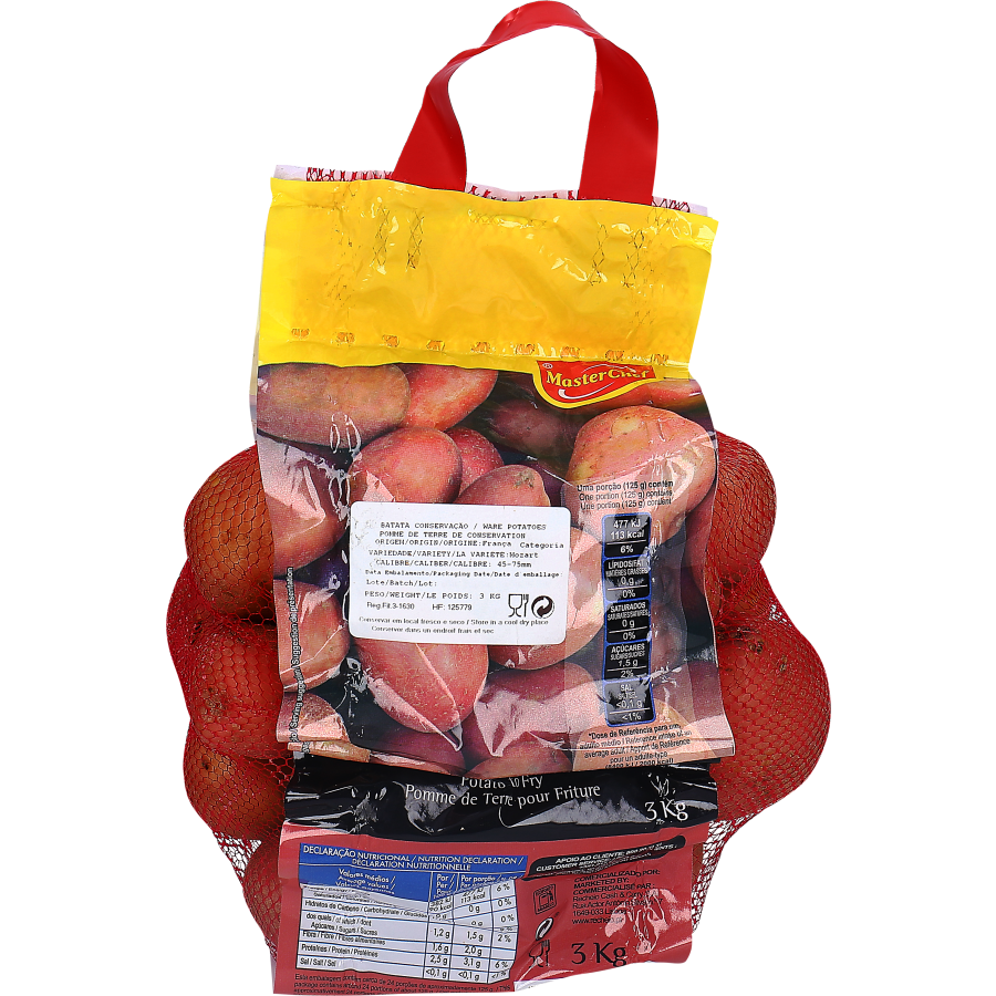 Amanhecer Batata Vermelha Cal. 50/70 3kg ( Fritar)