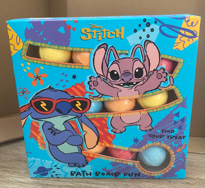 Bolas de banho efervescentes Disney Stitch 12 un.