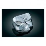 TAMPA DE FAROL TRASEIRO CROMADA ESTILO ZUMBIE DA KURYAKYN