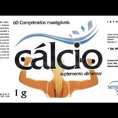 Cálcio 60comp. (Sergifarma)