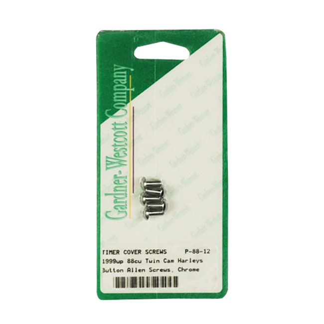 KIT PARAFUSOS DE MONTAGEM DE TAMPA DE IGNIÇÃO CHROMADOS