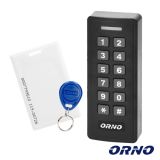Leitor de controlo de acessos RFID c/codigo PIN ORNO