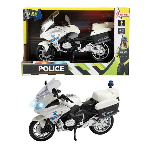 Moto da Policia c/ luzes e sons